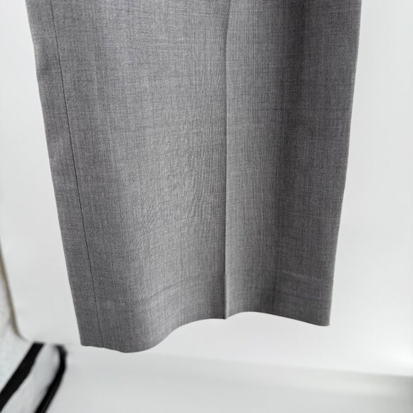 Theory Womens Gray Wool Blend Dress Pants Size 8 Made In USA - Picture 9 of 11